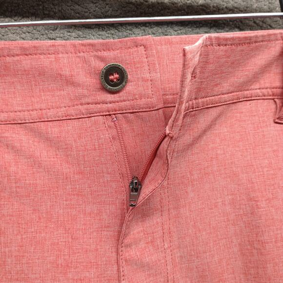 CoolKeep Men’s Coral Red Performance Cooling Lightweight Shorts - Picture 4 of 9